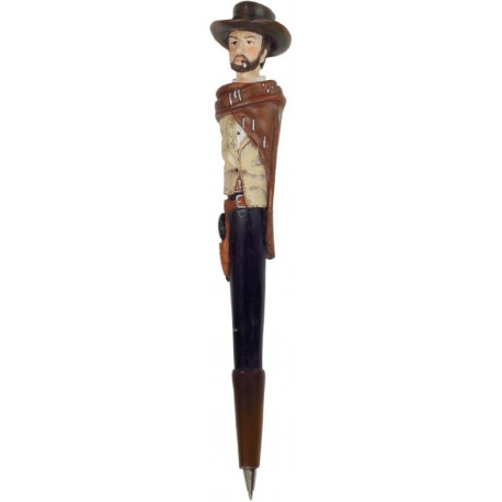 Stylo figurine Chasseur de primes en résine