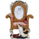 Cadre photo figurine Chat avec Fauteuil