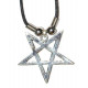 Collier Pentacle maléfique - pentagramme inversé 