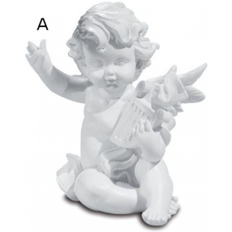 Figurine Ange musicien - 10 cm