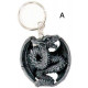 Porte clé figurine gothique Dragon