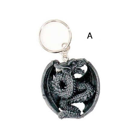 Porte clé figurine gothique Dragon