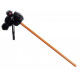 Peluche Cheval Noir Baton sonore