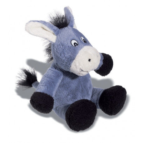 Peluche Ane assis - 25 cm