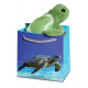 Peluche Tortue de mer dans pochette cadeau