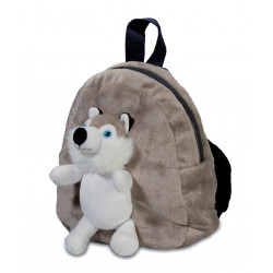 Sac à dos Peluche chien Husky