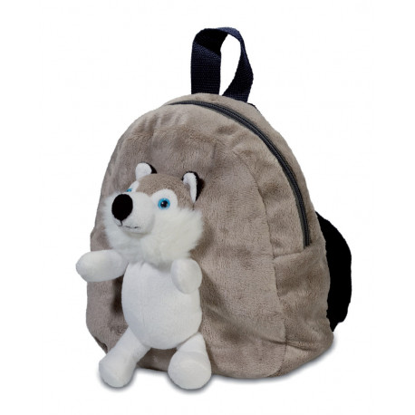 Sac à dos Peluche chien Husky