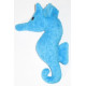 Peluche Hippocampe dans pochette cadeau 