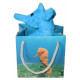 Peluche Hippocampe dans pochette cadeau 