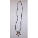 Collier Pentacle maléfique - pentagramme inversé 