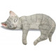 Figurine Chat endormi pour rebord - 10 cm