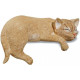 Figurine Chat endormi pour rebord - 10 cm