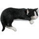 Figurine Chat endormi pour rebord - 10 cm