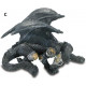 Figurine gothique Dragon Guerrier - 12 cm