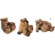 Lot de 3 figurines Ours