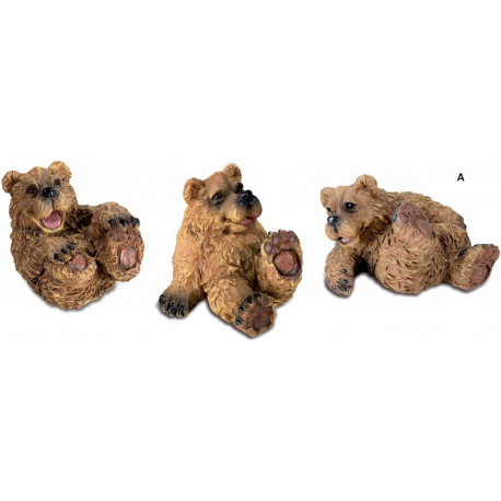 Lot de 3 figurines Ours