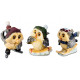 Lot de 3 figurines Hibou des Montagnes