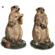 Lot de 2 figurines Marmotte