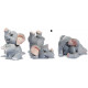 Lot de 3 figurines Eléphant joueur