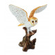 Statuette Hibou envol - 20 cm