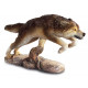 Statuette Loup sautant - 19 cm