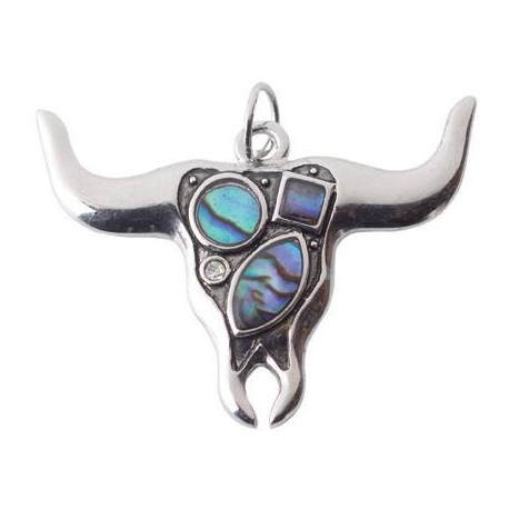 Collier Crâne de Bison - Cowboy - Western