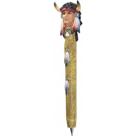 Stylo figurine Indien Cheyenne