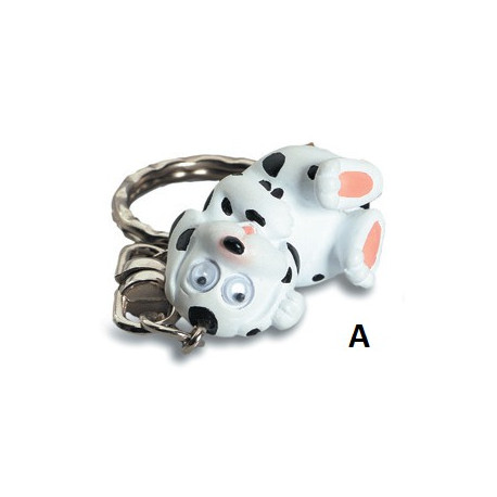 Porte clé figurine chien rigolo Yeux mobiles