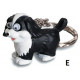 Porte clé figurine chien rigolo Yeux mobiles