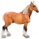 Figurine Cheval lourd - 11 cm