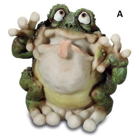 Statuette Crapaud rigolo - humoristique - 10 cm