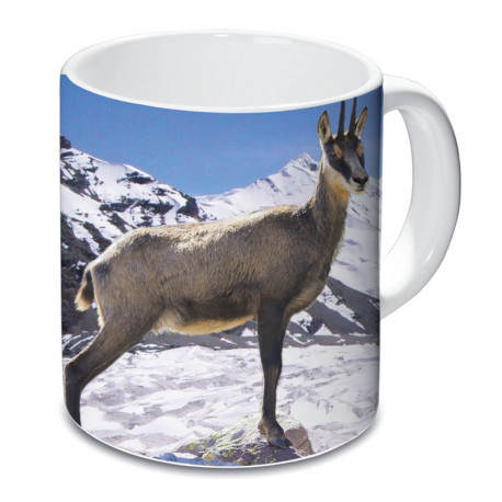 Lot de 2 mugs Chamois Bouquetin en céramique