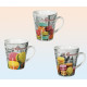 Lot de 3 Mugs Macaron en céramique