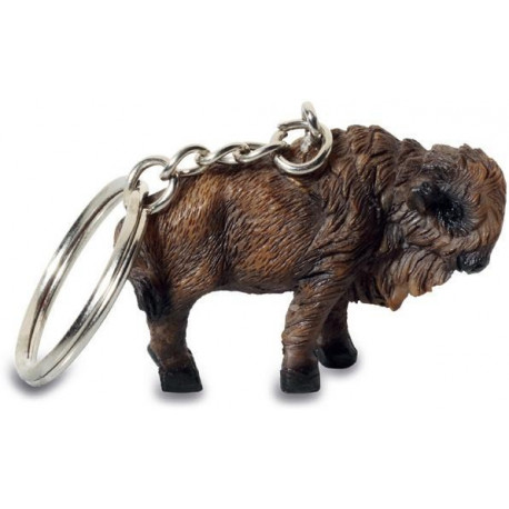 Porte clé figurine Bison